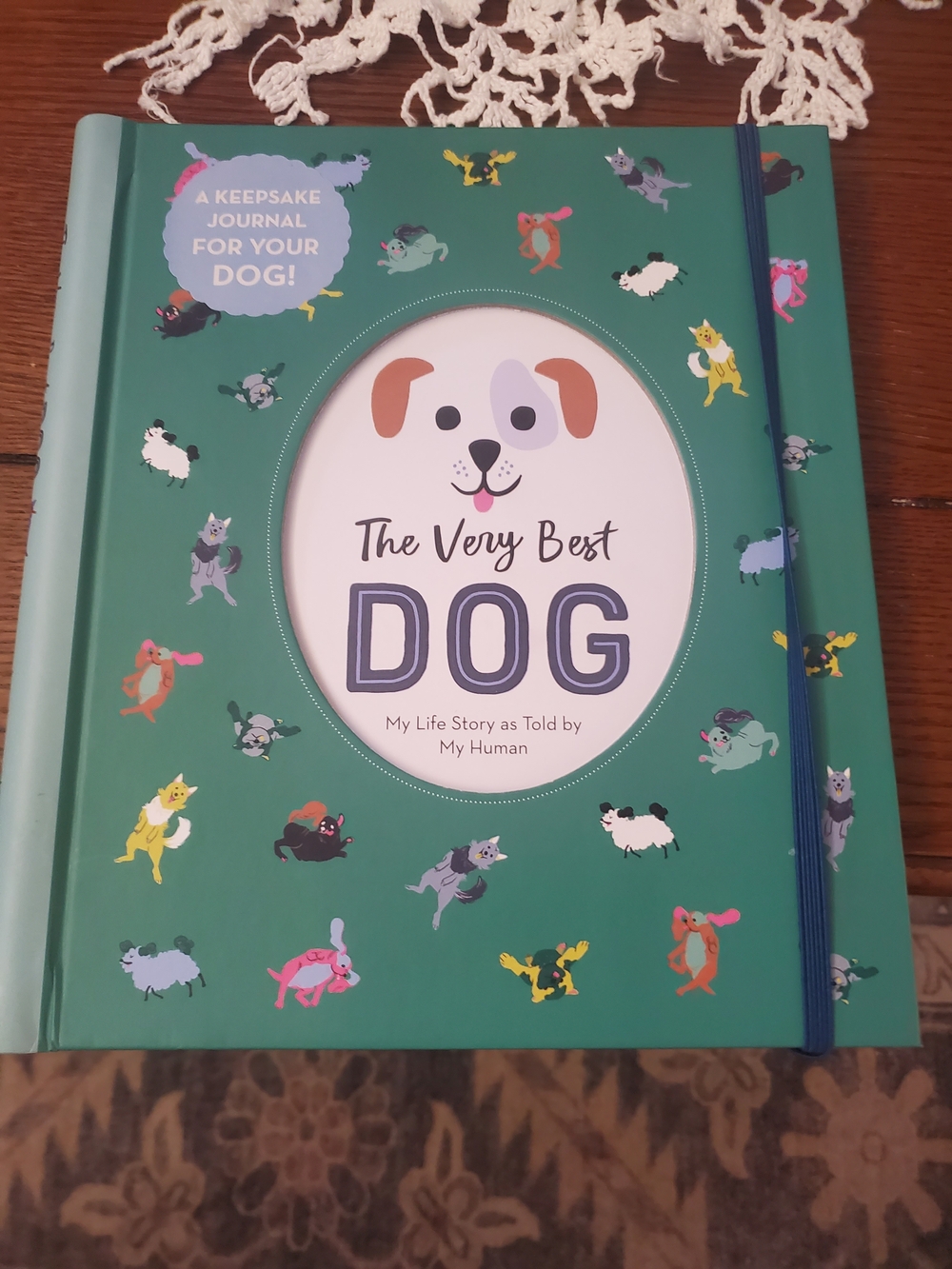 The Very Best Dog Keepsake Journal - Green